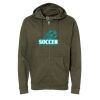 Unisex Midweight Full-Zip Hooded Sweatshirt Thumbnail