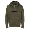 Unisex Midweight Full-Zip Hooded Sweatshirt Thumbnail