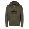 Unisex Midweight Full-Zip Hooded Sweatshirt Thumbnail