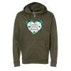Unisex Midweight Full-Zip Hooded Sweatshirt Thumbnail