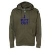 Unisex Midweight Full-Zip Hooded Sweatshirt Thumbnail