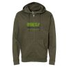 Unisex Midweight Full-Zip Hooded Sweatshirt Thumbnail