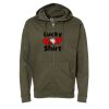 Unisex Midweight Full-Zip Hooded Sweatshirt Thumbnail