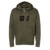 Unisex Midweight Full-Zip Hooded Sweatshirt Thumbnail