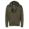 Unisex Midweight Full-Zip Hooded Sweatshirt Thumbnail