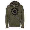 Unisex Midweight Full-Zip Hooded Sweatshirt Thumbnail