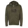 Unisex Midweight Full-Zip Hooded Sweatshirt Thumbnail