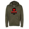 Unisex Midweight Full-Zip Hooded Sweatshirt Thumbnail