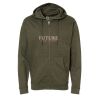 Unisex Midweight Full-Zip Hooded Sweatshirt Thumbnail