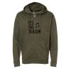 Unisex Midweight Full-Zip Hooded Sweatshirt Thumbnail