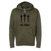Unisex Midweight Full-Zip Hooded Sweatshirt Thumbnail