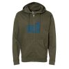 Unisex Midweight Full-Zip Hooded Sweatshirt Thumbnail