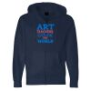 Unisex Heavyweight Full-Zip Hooded Sweatshirt Thumbnail