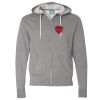 Unisex Lightweight Full-Zip Hooded Sweatshirt Thumbnail