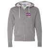 Unisex Lightweight Full-Zip Hooded Sweatshirt Thumbnail