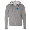 Unisex Lightweight Full-Zip Hooded Sweatshirt Thumbnail