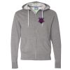 Unisex Lightweight Full-Zip Hooded Sweatshirt Thumbnail