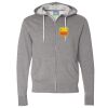 Unisex Lightweight Full-Zip Hooded Sweatshirt Thumbnail