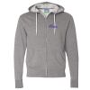 Unisex Lightweight Full-Zip Hooded Sweatshirt Thumbnail