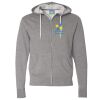 Unisex Lightweight Full-Zip Hooded Sweatshirt Thumbnail