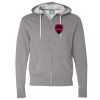 Unisex Lightweight Full-Zip Hooded Sweatshirt Thumbnail