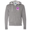 Unisex Lightweight Full-Zip Hooded Sweatshirt Thumbnail
