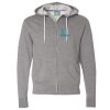 Unisex Lightweight Full-Zip Hooded Sweatshirt Thumbnail