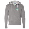 Unisex Lightweight Full-Zip Hooded Sweatshirt Thumbnail