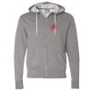 Unisex Lightweight Full-Zip Hooded Sweatshirt Thumbnail