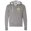Unisex Lightweight Full-Zip Hooded Sweatshirt Thumbnail