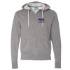 Unisex Lightweight Full-Zip Hooded Sweatshirt Thumbnail