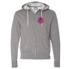 Unisex Lightweight Full-Zip Hooded Sweatshirt Thumbnail