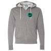 Unisex Lightweight Full-Zip Hooded Sweatshirt Thumbnail