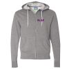 Unisex Lightweight Full-Zip Hooded Sweatshirt Thumbnail