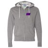 Unisex Lightweight Full-Zip Hooded Sweatshirt Thumbnail