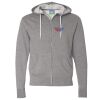 Unisex Lightweight Full-Zip Hooded Sweatshirt Thumbnail