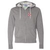 Unisex Lightweight Full-Zip Hooded Sweatshirt Thumbnail