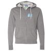 Unisex Lightweight Full-Zip Hooded Sweatshirt Thumbnail