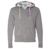 Unisex Lightweight Full-Zip Hooded Sweatshirt Thumbnail