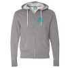 Unisex Lightweight Full-Zip Hooded Sweatshirt Thumbnail