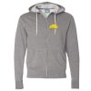 Unisex Lightweight Full-Zip Hooded Sweatshirt Thumbnail