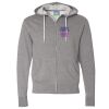 Unisex Lightweight Full-Zip Hooded Sweatshirt Thumbnail