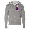 Unisex Lightweight Full-Zip Hooded Sweatshirt Thumbnail