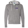 Unisex Lightweight Full-Zip Hooded Sweatshirt Thumbnail