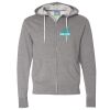 Unisex Lightweight Full-Zip Hooded Sweatshirt Thumbnail