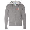Unisex Lightweight Full-Zip Hooded Sweatshirt Thumbnail