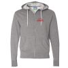 Unisex Lightweight Full-Zip Hooded Sweatshirt Thumbnail