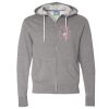 Unisex Lightweight Full-Zip Hooded Sweatshirt Thumbnail