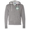 Unisex Lightweight Full-Zip Hooded Sweatshirt Thumbnail