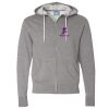 Unisex Lightweight Full-Zip Hooded Sweatshirt Thumbnail